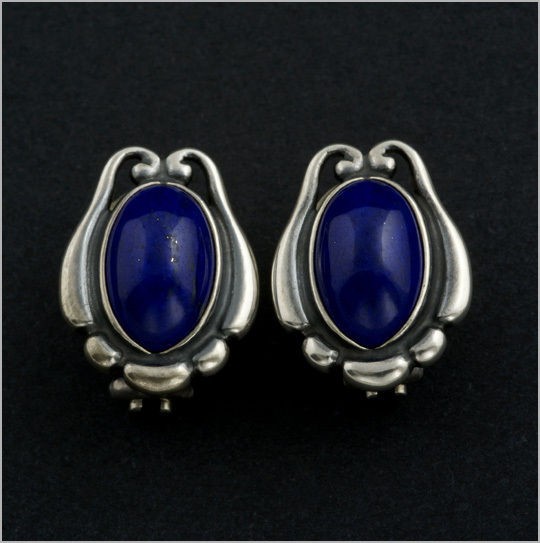 georg jensen ear clip of the year 2009 w lapis