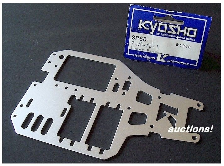 kyosho sp 60 sp60 gp spider aluminum upper deck chassis