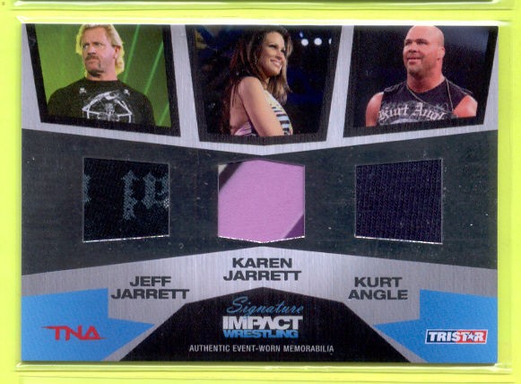   TNA Signature Impact Jeff Karen Jarrett Kurt Angle Pink Clothing/199