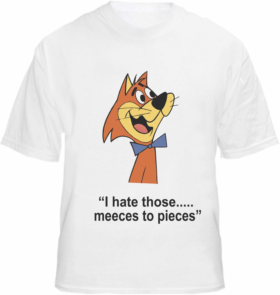 Mr Jinks T shirt Jinx Cartoon Pixie & Dixie Cat Meeces