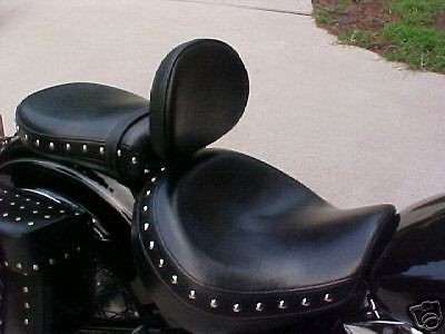 Polish Stainless Steel Driver rider backrest Suzuki Intruder 1500 VL 