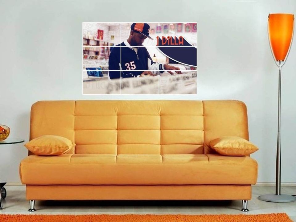 DILLA 35X25 INCH MOSAIC WALL POSTER RAP HIP HOP JAY DEE