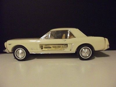 Jim Beam Car Decanter 1964 White Ford Mustang