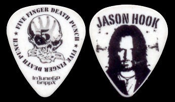 five finger death punch 2010 jason hook guitar pick time