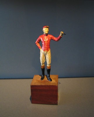   WHITE FACED   RED JACKET   LAWN JOCKEY   EXTREMELY RARE