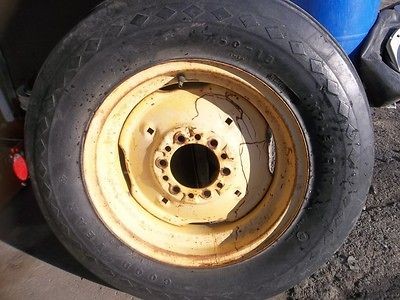 TWO Used 750x18 GOODYEAR Rib Imp 4 Ply Farm Tractor Tires on Used 6 
