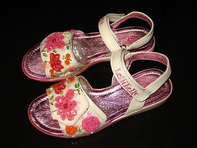 new lelli kelly girls beaded flowers sandals eur 29 us 11