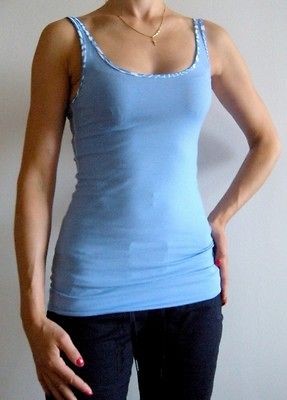 LULULEMON Daily Tank sz 4 6 8 10 Porcelaine Blue White Wee Stripe NEW 