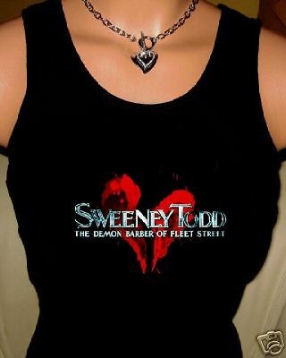 JOHNNY DEPP SWEENEY TODD RED NEW TANK T TEE SHIRT