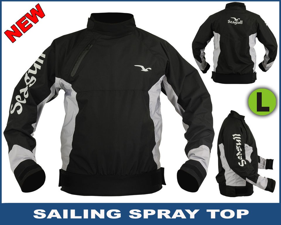   Spray Top Sweat Canoe Kayak Cag Jacket Sailing Garments Black L