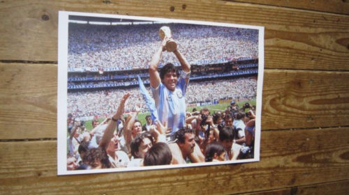 maradona argentina world cup winner sensational poster from united 