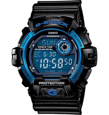 CASIO G Shock G8900 G8900A 1 G 8900A 1 Super Illuminator Free Ship