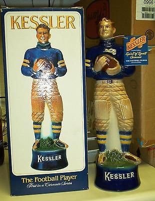 Kessler The Football Player Ceramic Decanter 1980 First in a Ceramic 