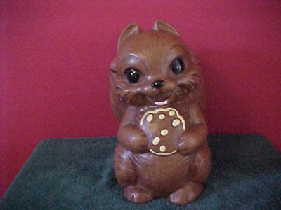 twin winton cookie jar squirrel  61 00