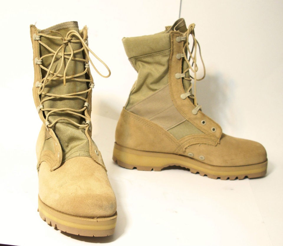 NEW McRAE ARMY DESERT ASSAULT/COMBAT BOOTS HOT WEATHER Vibram Sierra 