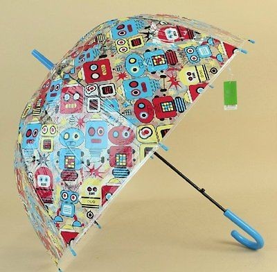 Seven Different chic designs transparant umbrella easy storage/ open 