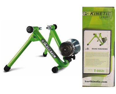 KURT KINETIC ROAD MACHINE FLUID TRAINER W/ CONTINENTAL HOMETRAINER 