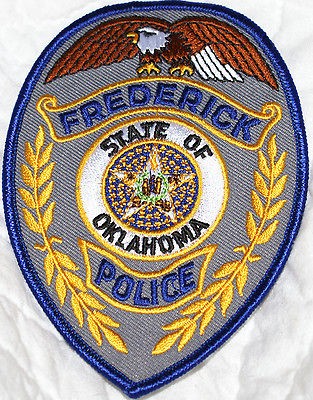 Frederick Police Patch, Tillman County Sheriff, Oklahoma, OK