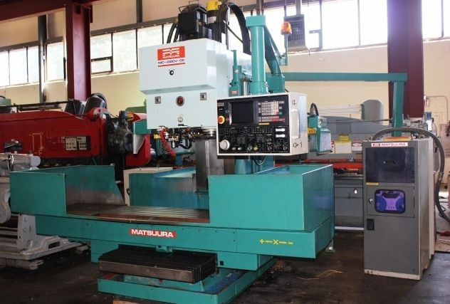 MC 1000V DC MATSUURA Twin Spindle CNC Vertical Machining Center 84