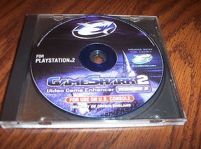 gameshark 2 ps2 disc only version 2 