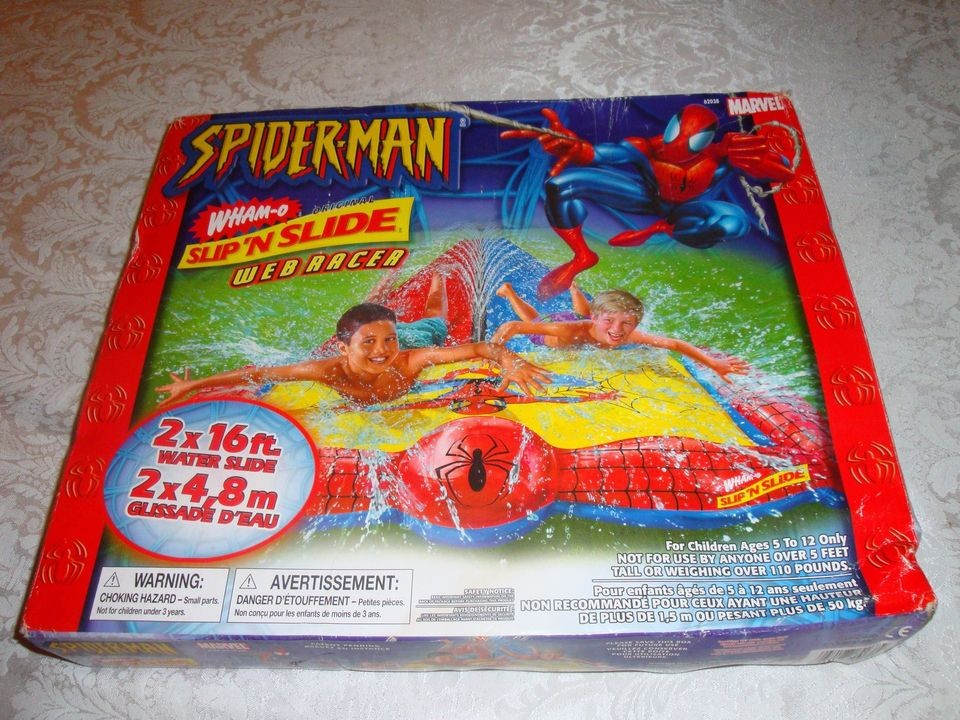 Wham O SLIP N SLIDE   Marvel SPIDERMAN Web Racer [NEW]