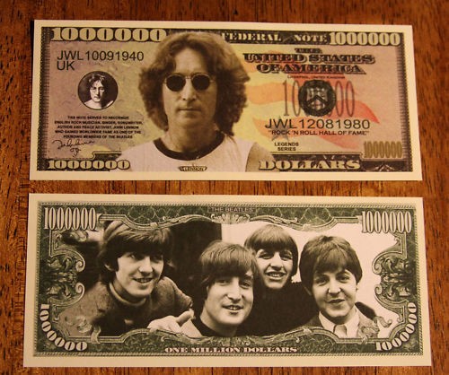 the beatles john lennon english rock musician 1000000 