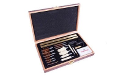 WINCHESTER DELUXE UNIVERSAL CLEANING KIT 42 PIECE with WOOD CASE
