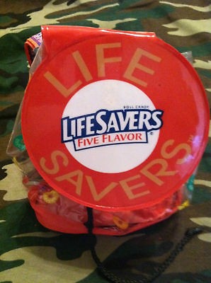 vintage lifesavers brand small backpack purse bag tote time left