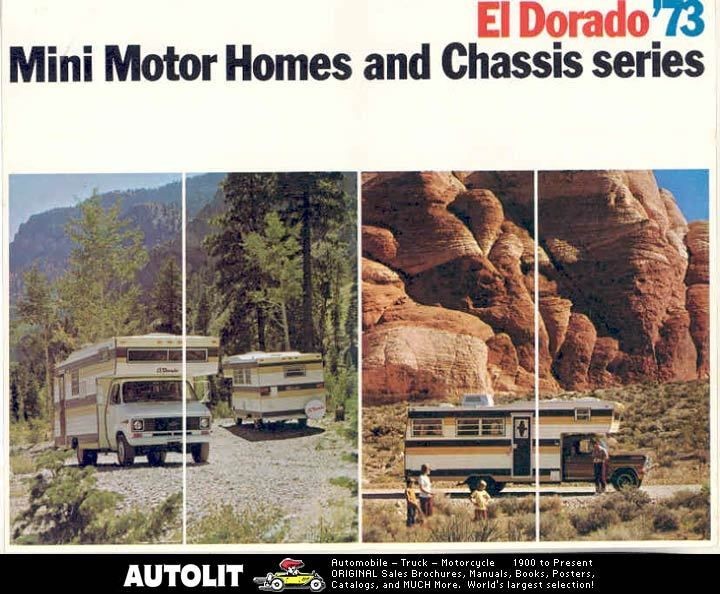 1973 el dorado mini motorhome rv brochure 