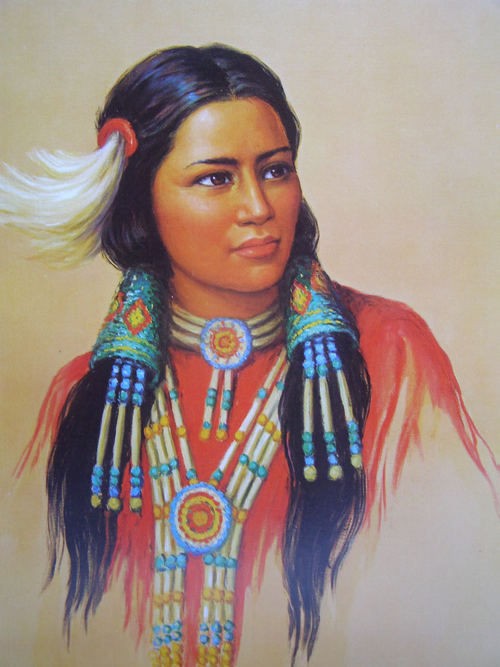 sioux cheyenne woman maiden by b mcivor 11 x time