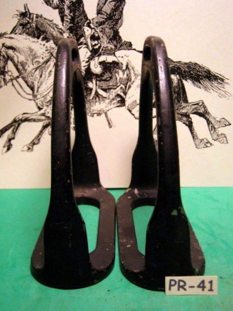   IRON SADDLE STIRRUPS Like US MILITARY but little SMALLER Make Offer