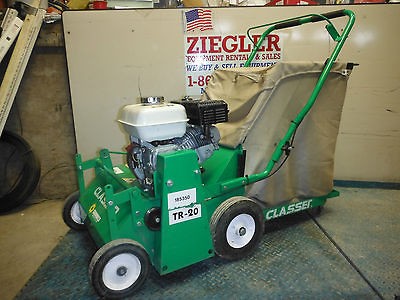   CLASSEN MODEL TR 20 WALK BEHIND LAWN THATCHER TURF RAKE W/ HONDA