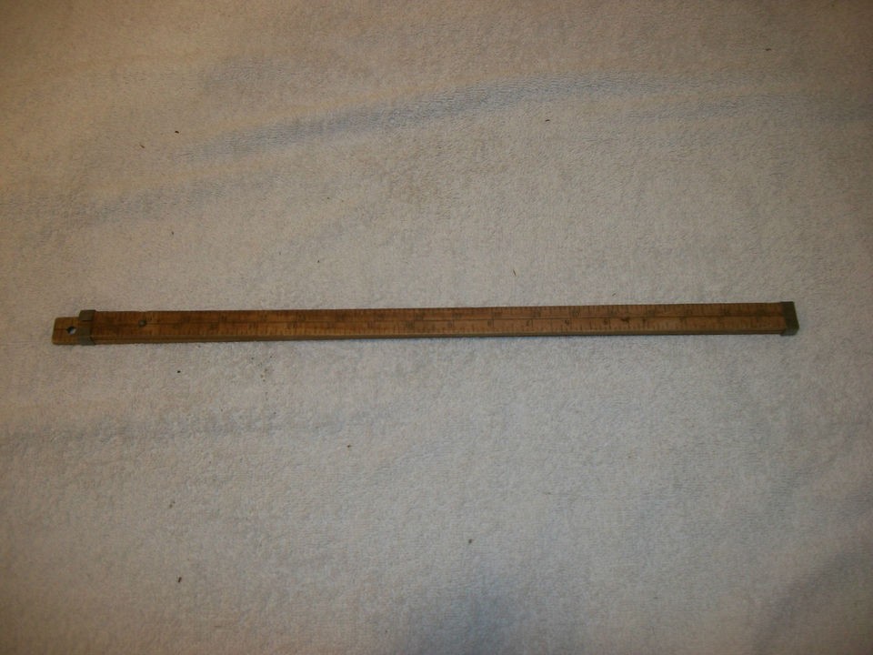 vintage sliding yard stick advertising 3  7