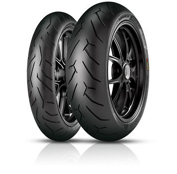 Pirelli Diablo Rosso II Front Motorcycle Tire Size 120/70ZR17