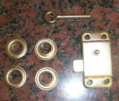 REPRODUCTION LONGCASE GRANDFATHER CLOCK DOOR LOCK AND DIAL COLLETS