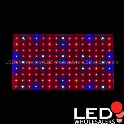   Quad 4 Band Full Spectrum Hydroponic LED Grow Light Panel with 2W LEDs