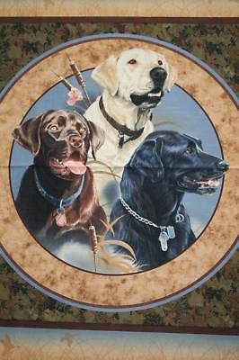 loyal retriever labs hunting labrador dog fabric 