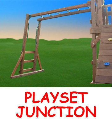 SWING SET MONKEY BAR KIT PLANS WOODEN BARS PLAYGROUND PLAYSET PARTS 