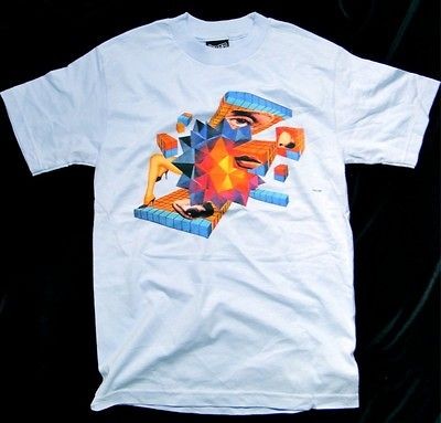   ) VOLCOM SKATEBOARD SURFING MENS ARTE SPORT BLUE T SHIRT LOGO SMALL