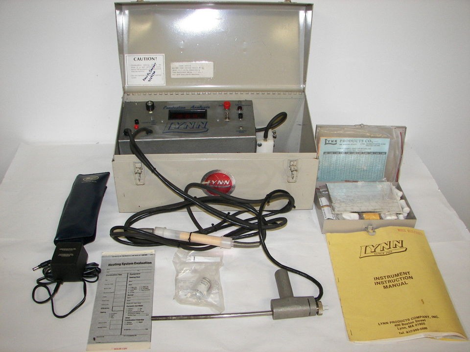 Lynn Combustion Efficincy Analyzer Model 6500B Portable Industrial IMR 