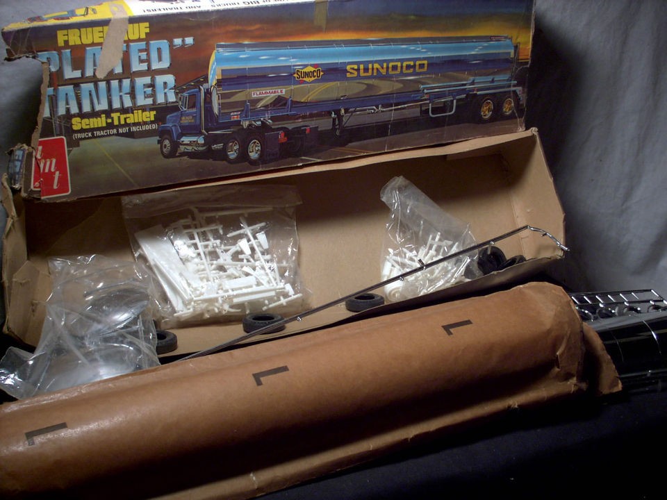 model semi trailer chrome plated tanker  55