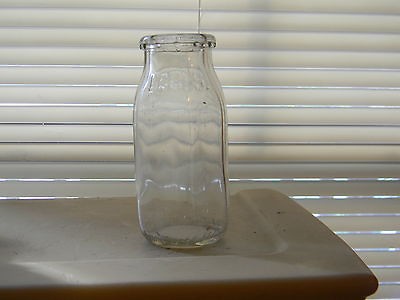 VINTAGE St. Louis Dairy Co. 1/2 Pint Milk Bottle Embossed D.C.S.