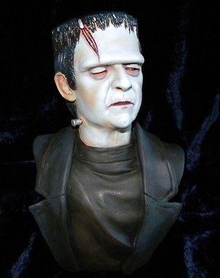   resin monster bust of BELA LUGOSI FRANKENSTEIN MEETS THE WOLFMAN