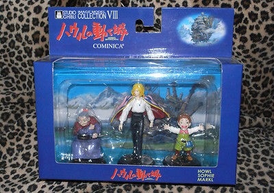 Studio Ghibli Howls Moving Castle Figure Set Cominica Howl Sophie 