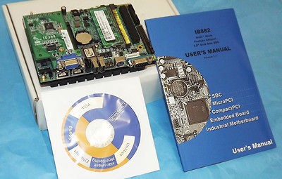 NEW iBT IB882 Single Board Computer 3.5 SBC Intel Z530 / ID398 VGA 