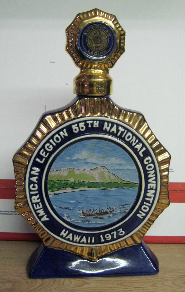   American Legion 55th National Convention Hawaii 1973 Liquor Decanter