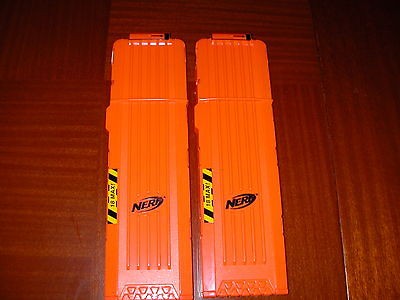 NERF N Strike (2) 18 Dart Clip Magazines uses Streamline Darts lot 