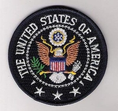   HALLOWEEN COSTUME PARTY PROP PATCH PRESIDENT SEAL WHITEHOUSE PATCH