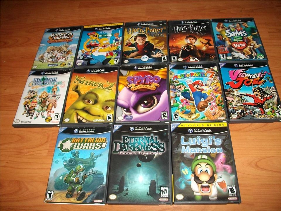 Nintendo GAMECUBE   Harvest Moon ,MarioParty 7, Spyro , Final Fantasy 