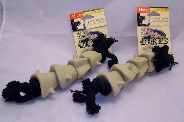 Hartz Chew Rassic Bark Fossil Rubber Rope Dog Toy